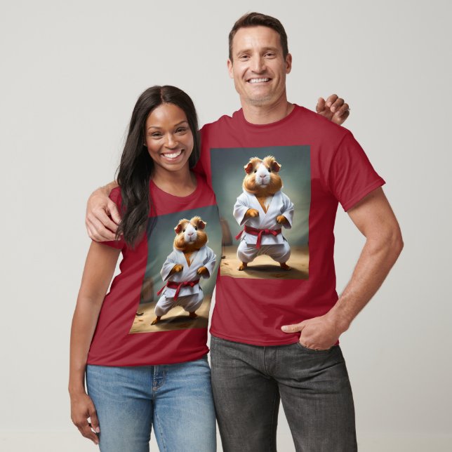 **"Karate Champion: The Fearless Guinea Pig"** T-Shirt (Unisex)