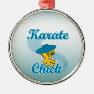 Karate Chick #3 Metal Ornament