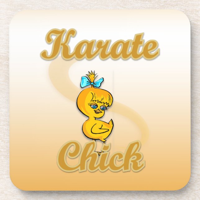 Karate Chick Coaster (Front)