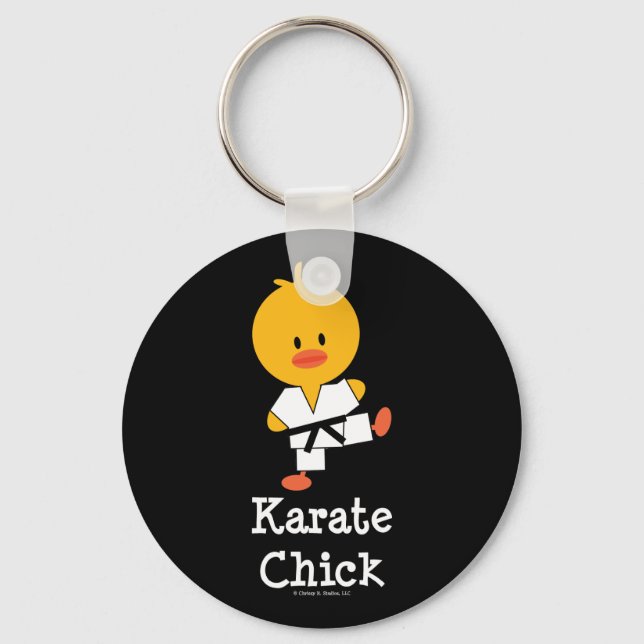 Karate Chick Keychain (Front)