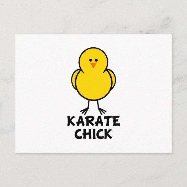 Karate Chick Postcard (Front)