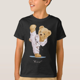 Karate Children's Bear Taekwondo Boys Men Tee