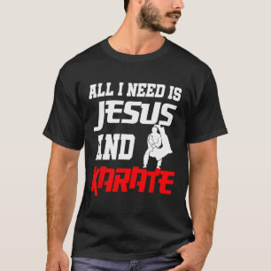 Karate Christian Martial Arts Jesus T-Shirt