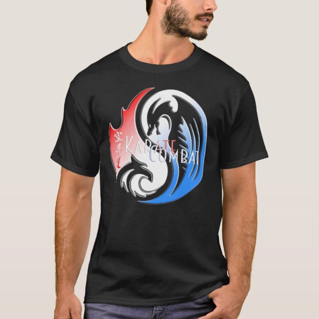 Karate Combat - Sparring Budo Martial Arts Sports  T-Shirt (Front)
