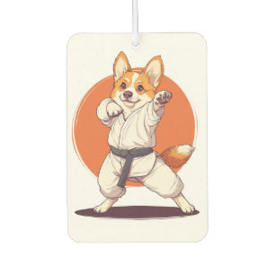 Karate Corgi � Martial Arts Dog Air Freshener