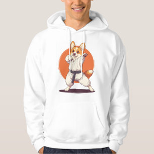 Karate Corgi � Martial Arts Dog Hoodie