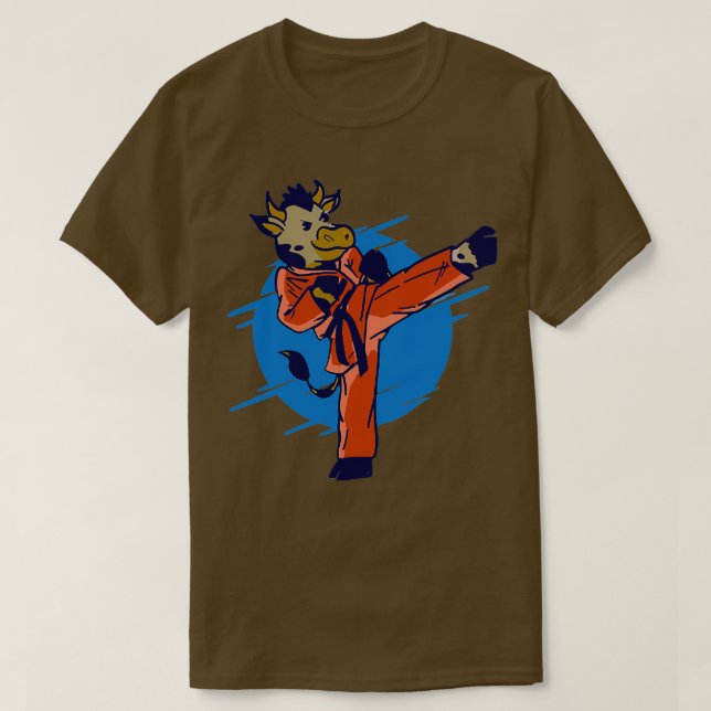 Karate cow T-Shirt (Design Front)