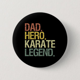 Karate Dad  2 Inch Round Button