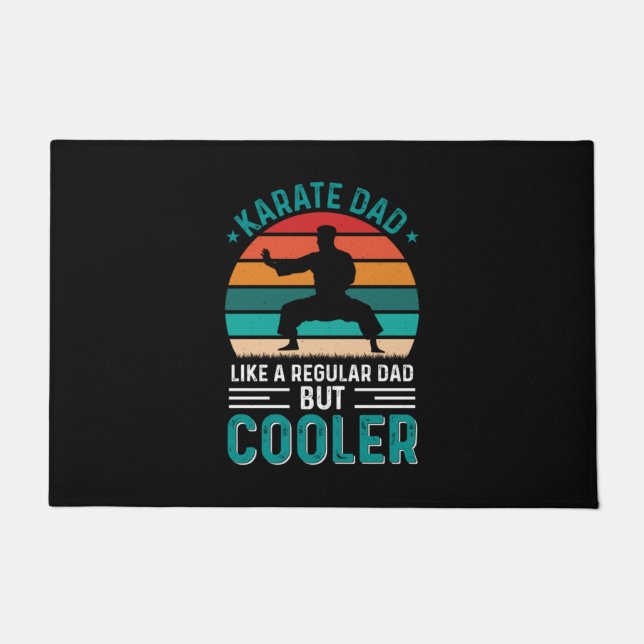 Karate Dad Doormat (Front)