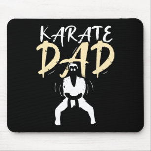 Karate Dad Father Martial Arts Belt Fighter Coach Mouse Pad