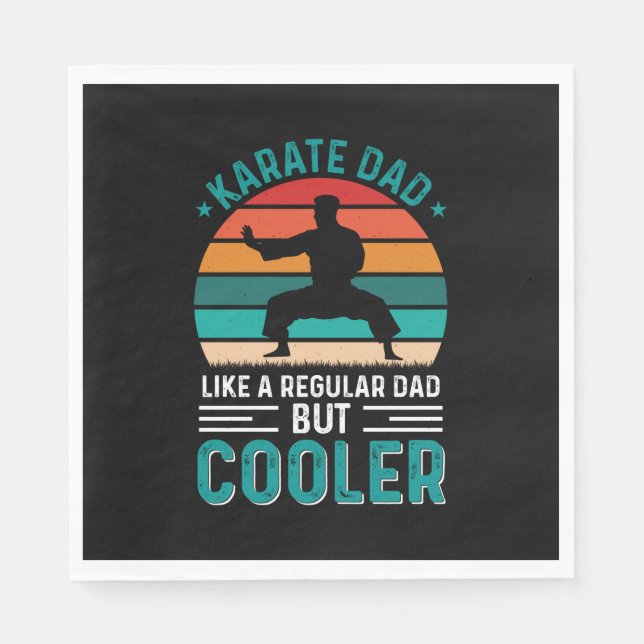Karate Dad Napkin (Front)