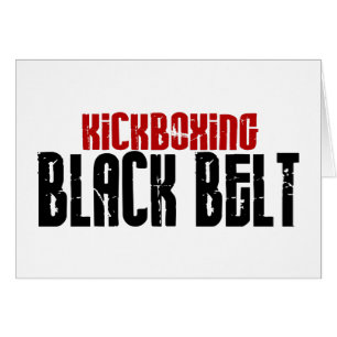 Karaté de ceinture noire de Kickboxing