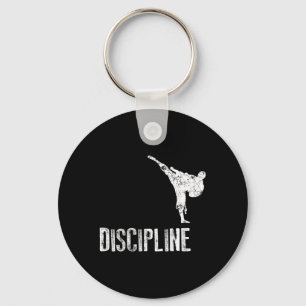 Karate Discipline Cool Martial Arts Gift Keychain