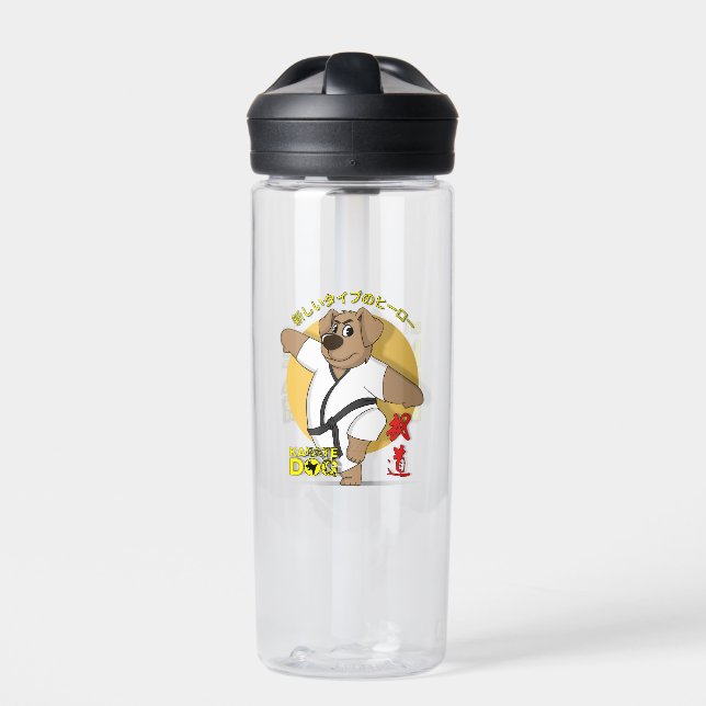 Karate Dog | 20oz Water Bottle (Front)