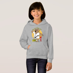 Karate Dog Kids Hoodie
