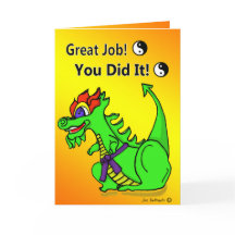 Karate Dragon Purple Belt Promotion Greeting Card