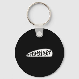 Karate Evolution Mma Kickboxing Muay Thai Jiu Jits Keychain