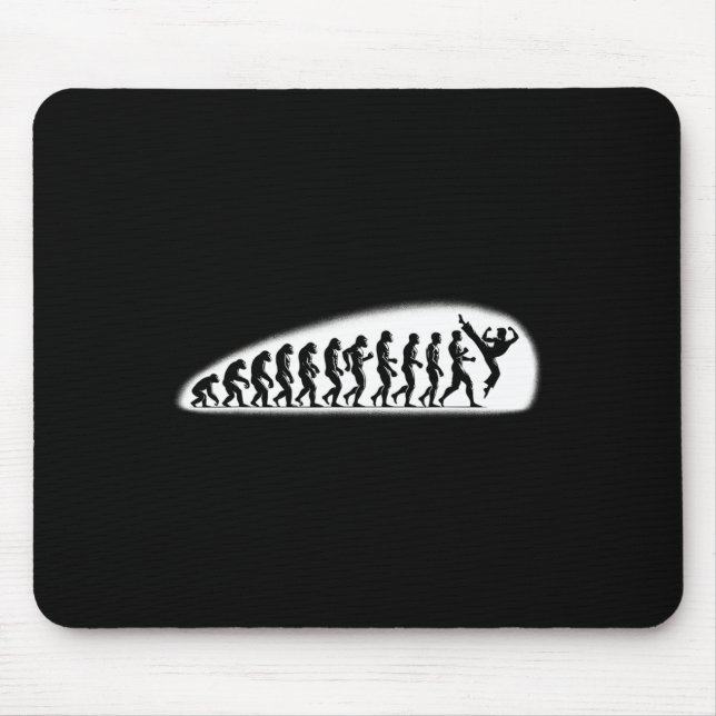Karate Evolution Mma Kickboxing Muay Thai Jiu Jits Mouse Pad (Front)