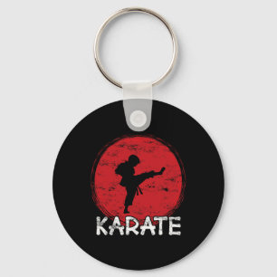 Karate Fighter Boy - Japan - Child Does Karate Kic Keychain