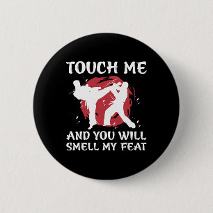 Karate Fighter Boy Youth Men Japanese Martial Arts 2 Inch Round Button
