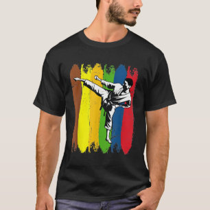 Karate Fighter Colorful Karate T-Shirt