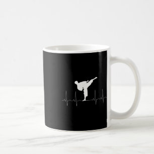 Karate Fighter Heart Rate Trace Hob  Coffee Mug