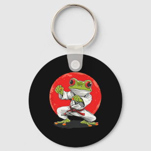 Karate Frog Martial Arts Judo Toad Kung Fu Frog Ki Keychain
