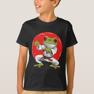 Karate Frog Martial Arts Judo Toad Kung Fu Frog Ki T-Shirt
