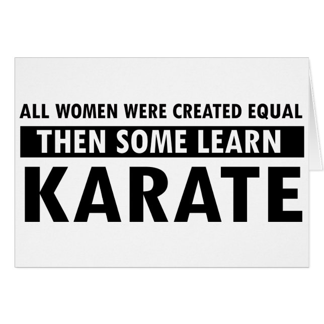 Karate gift items (Front Horizontal)