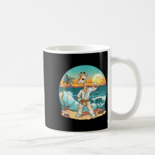 Karate Giraffe Animal Mma Taekwondo Martial Arts Coffee Mug