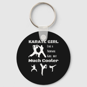 Karate Girl 3 Keychain