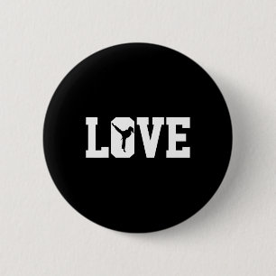 Karate Girl 5 2 Inch Round Button