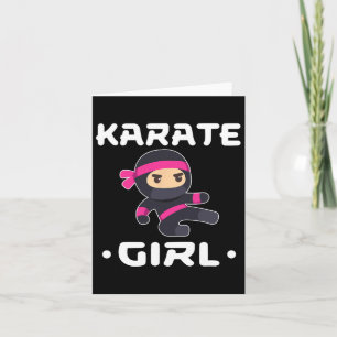 Karate Girl 6 Card