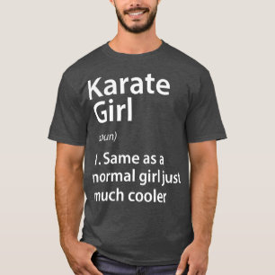 Karate Girl Definition T-Shirt