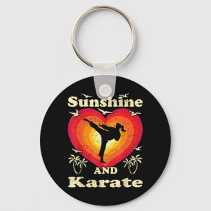 Karate Girl Keychain