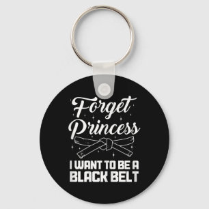Karate Girl Martial Arts Mma Jiu Jitsu Kick Boxing Keychain
