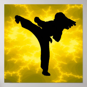 Karate Girl Poster
