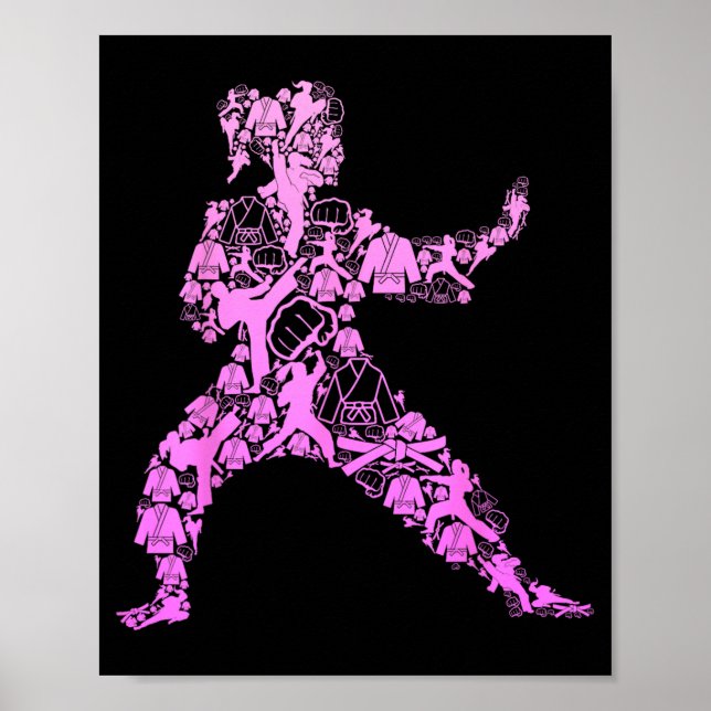 Karate Girl Poster (Front)