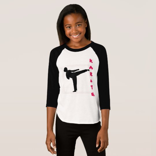 Karate Girl Raglan Shirt