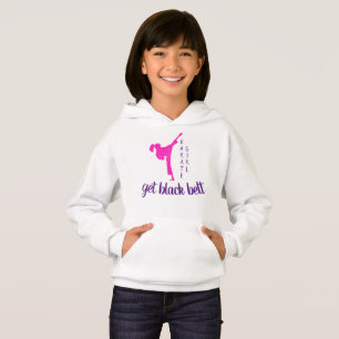 Karate Girl rose violet ceinture noire moderne ten