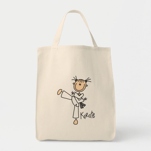 Karate Girl Tshirts and Gifts Tote Bag (Front)
