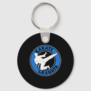 Karate Grandpa Karate Fighting Grandpa Karate Figh Keychain