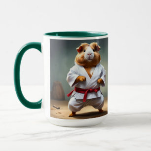 Karate Guinea Pig, Mug