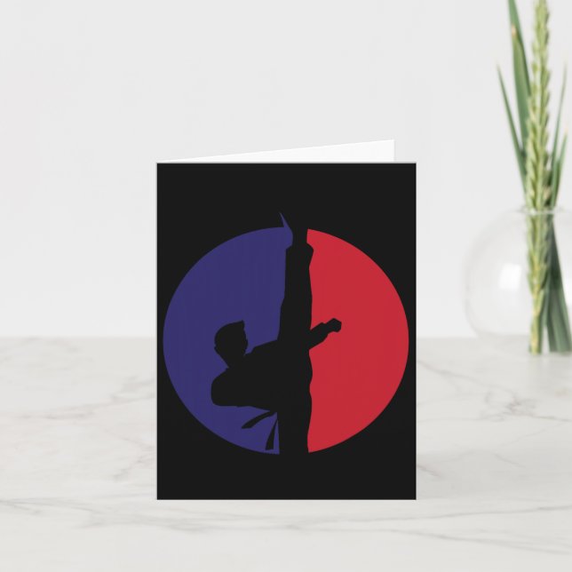 Karate Icon  Card (Front)