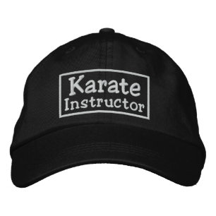 Karate Instructor Embroidered Hat
