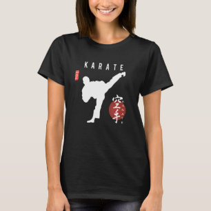 Karate Instructor  Japanese Kanji Calligraphy Kara T-Shirt