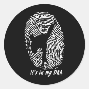 Karate - Its in my DNA - Karateka Classic Round Sticker