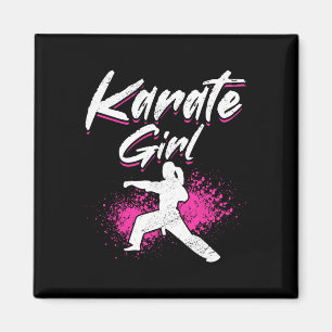 Karate Karate Girl  Magnet