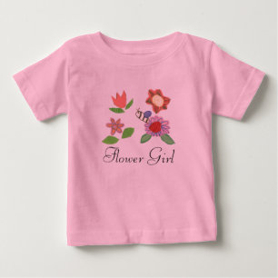 Karate Kat flower girl top--to personalize Baby T-Shirt