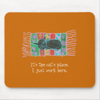 Karate Kat Graphics "catnap" mousepad